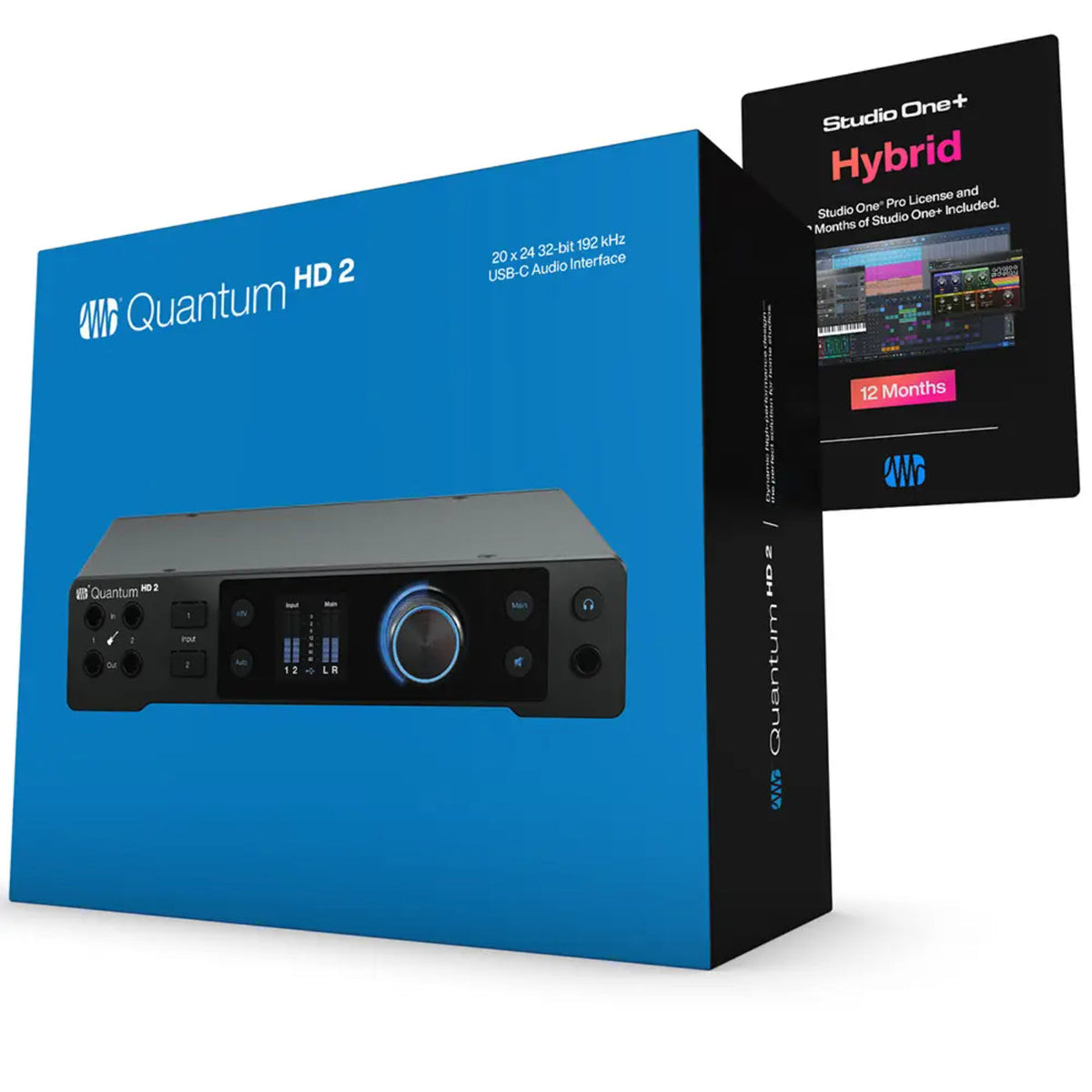 PreSonus QUANTUM HD2 2-In/2-Out USB-C Audio Interface w/ ADAT-Presonus-Infinite Music
