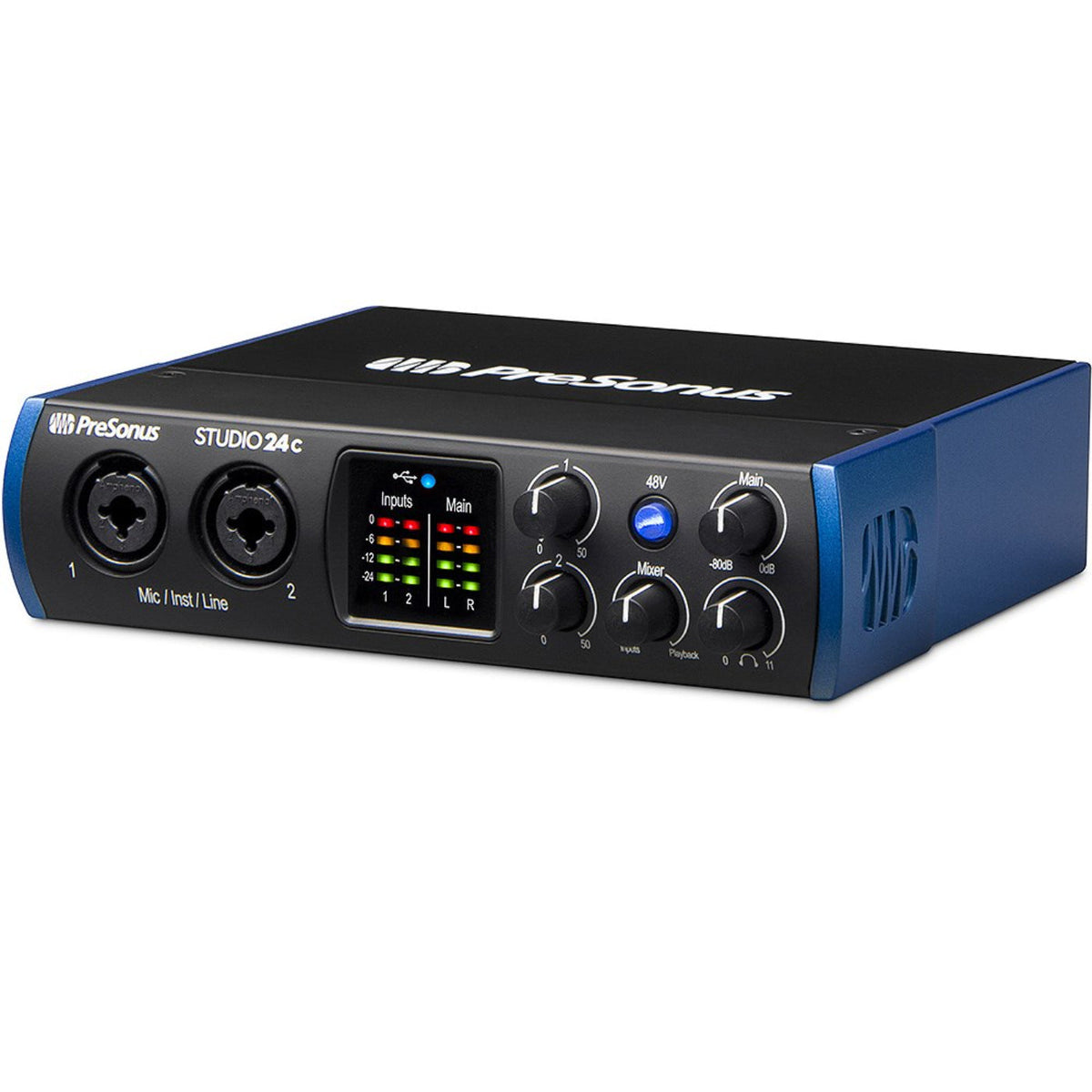Presonus Studio 24C USB-C Interface w/Studio One Artist + Ableton Live Lite-Presonus-Infinite Music