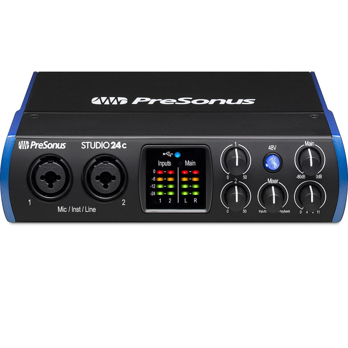 Presonus Studio 24C USB-C Interface w/Studio One Artist + Ableton Live Lite-Presonus-Infinite Music