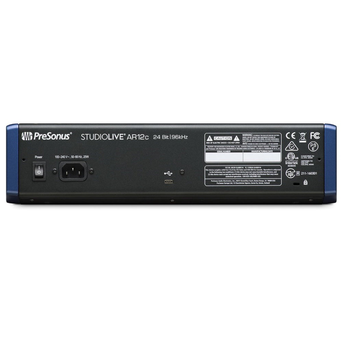 Presonus StudioLive AR12C USB-C Recording Mixer w/Studio One Artist + Ableton Live Lite-Presonus-Infinite Music
