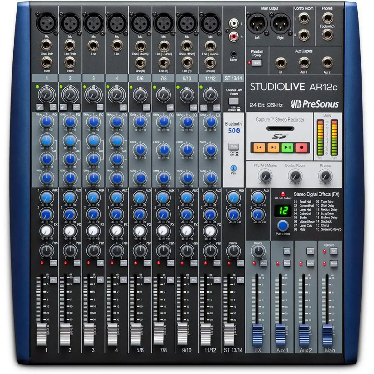 Presonus StudioLive AR12C USB-C Recording Mixer w/Studio One Artist + Ableton Live Lite-Presonus-Infinite Music