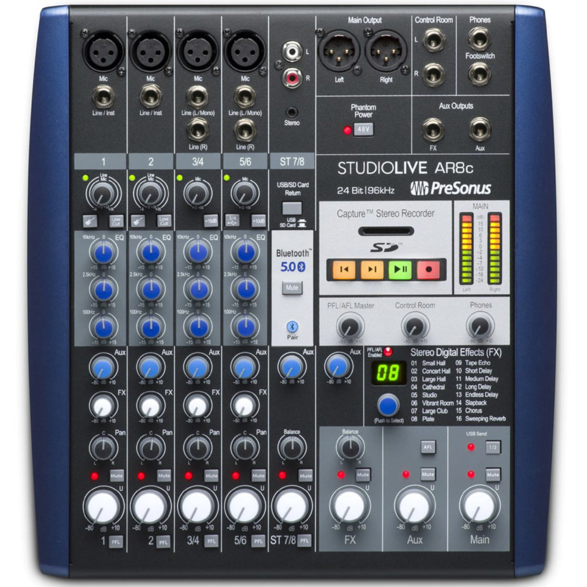 Presonus StudioLive AR8C USB-C Recording Mixer w/Studio One Artist + Ableton Live Lite-Presonus-Infinite Music