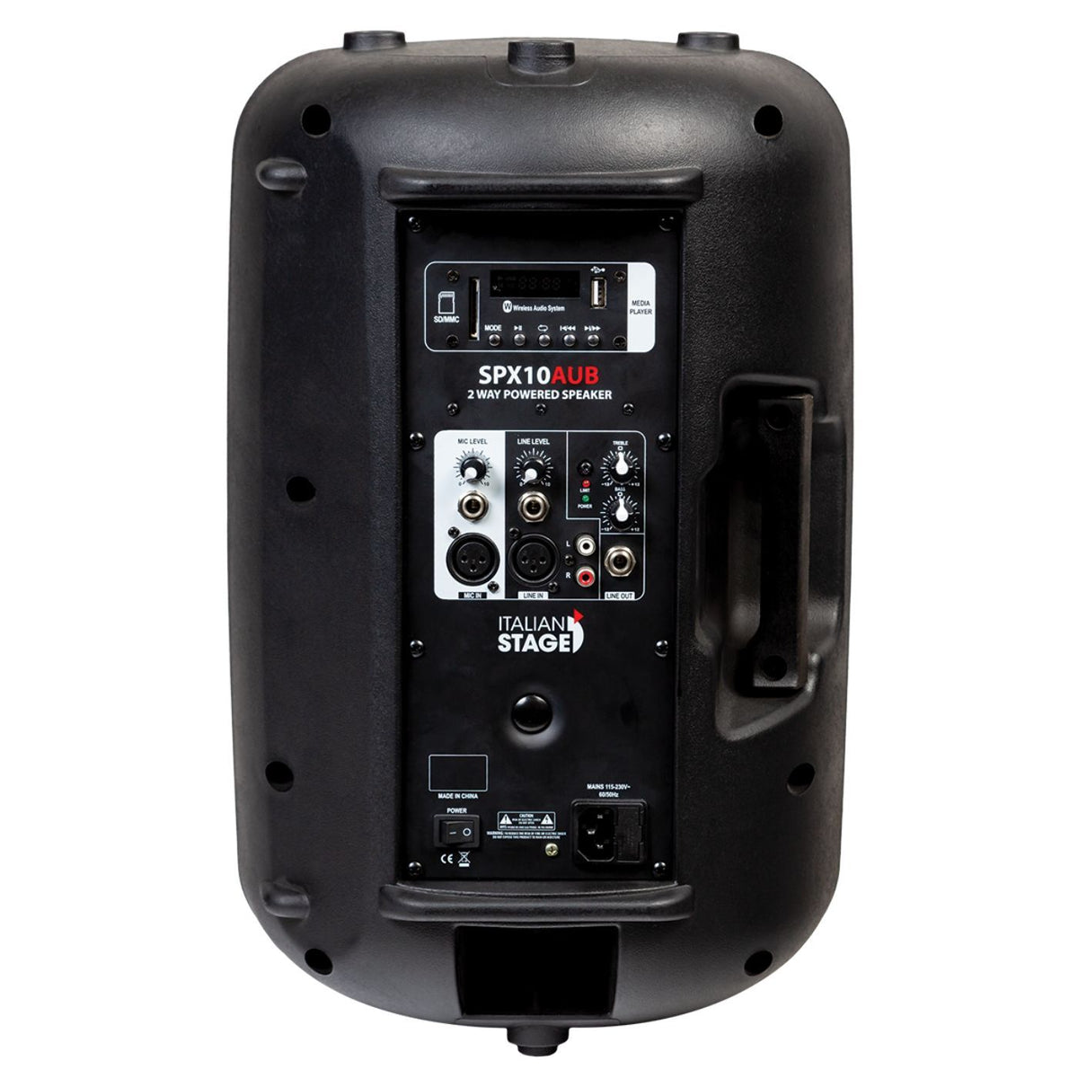 Proel Italian Stage SPX10AUB 10" Bi-Active Two Way Speaker with Media Player-Proel-Infinite Music