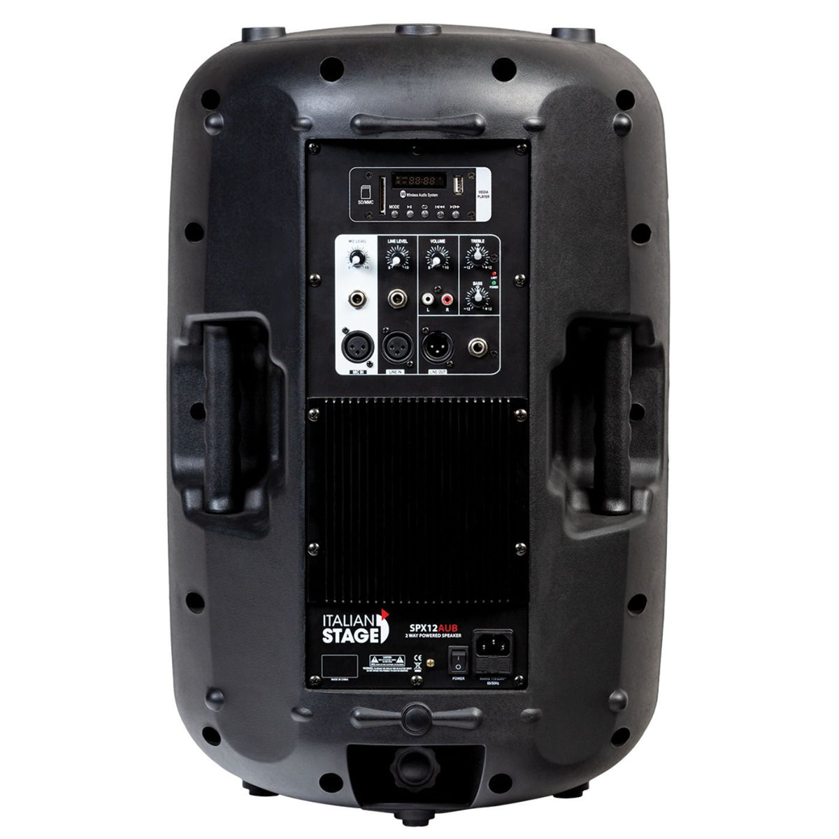 Proel Italian Stage SPX12AUB 12" Bi-Active Two Way Speaker with Media Player-Proel-Infinite Music