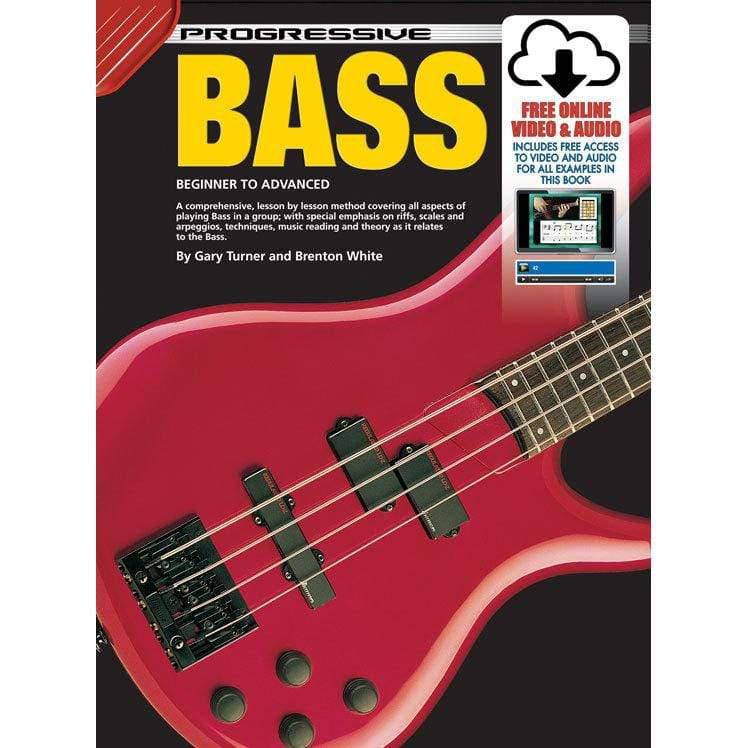 Progressive Bass Guitar Boo with Online Video and Audio-Progressive-Infinite Music
