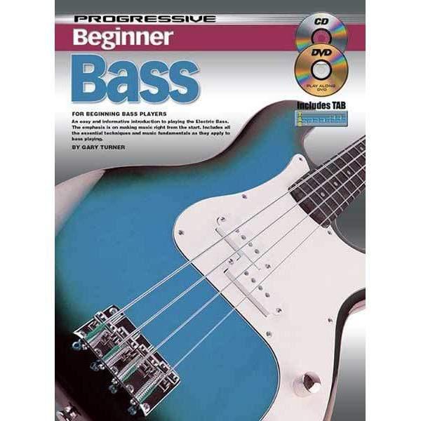 Progressive Beginner Bass Book/CD/DVD-Progressive-Infinite Music