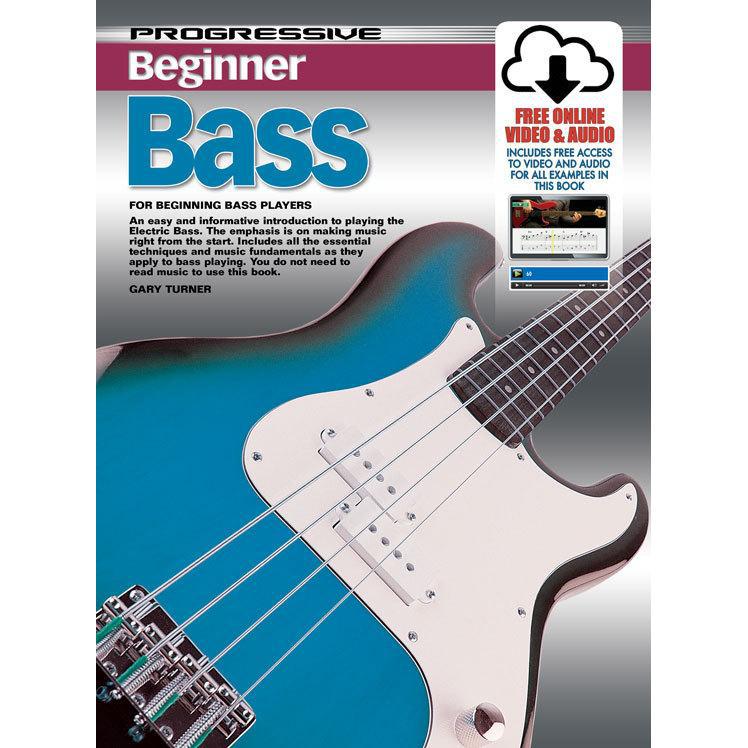 Progressive Beginner Bass Book/Online Video & Audio-Progressive-Infinite Music