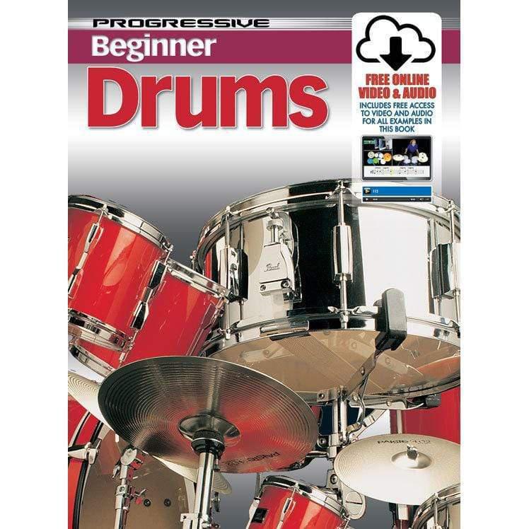 Progressive Beginner Drums Book and Online Video/Audio-Progressive-Infinite Music