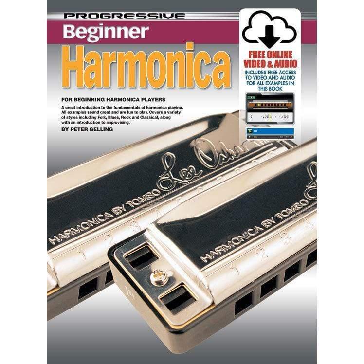Progressive Beginner Harmonica Book/Online Video & Audio-Progressive-Infinite Music