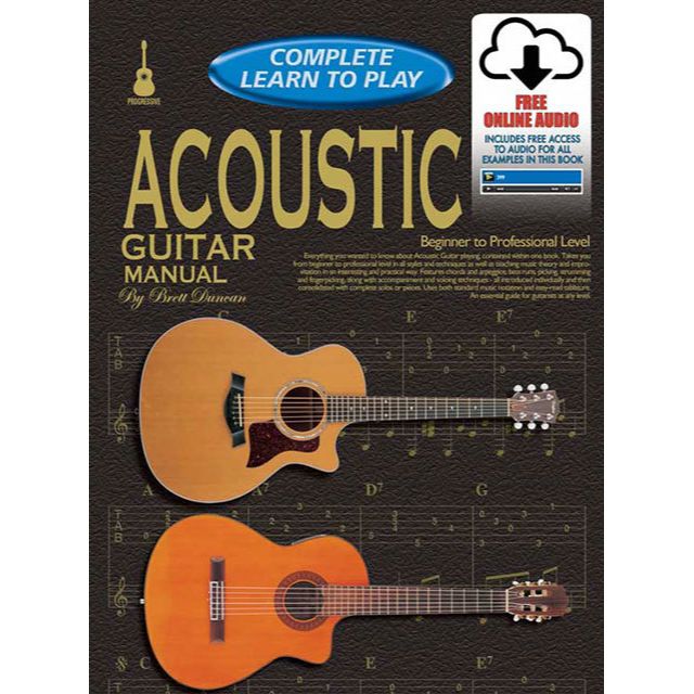 Progressive Complete Learn To Play Acoustic Guitar Book with Online Audio-Progressive-Infinite Music