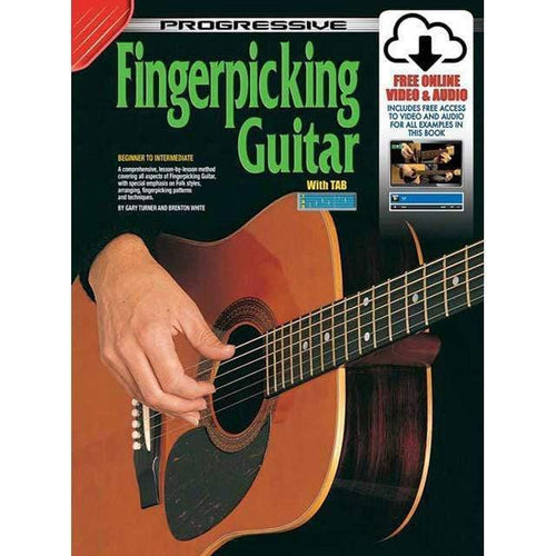 Progressive Fingerpicking Guitar Book/Online Video & Audio-Progressive-Infinite Music