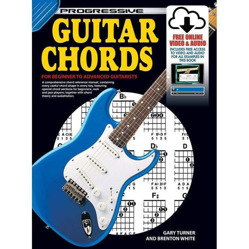 Progressive Guitar Chords Book/Online Video & Audio-Progressive-Infinite Music