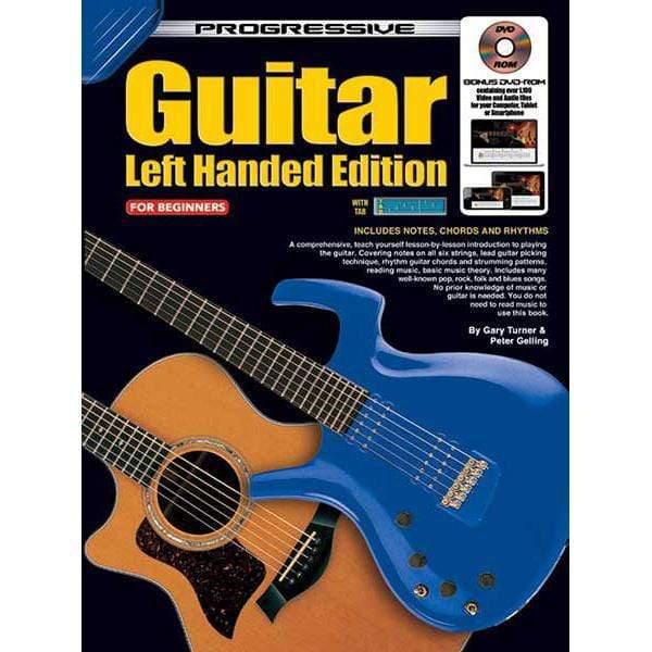 Progressive Guitar Left Handed Edition Book/DVD-Rom-Progressive-Infinite Music