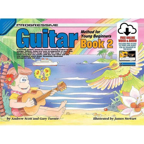 Progressive Guitar Method 2 for Young Beginners Book/Online Video & Audio-Progressive-Infinite Music