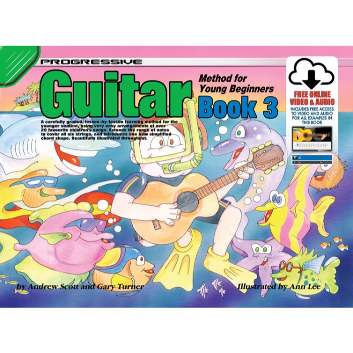 Progressive Guitar Method 3 for Young Beginners Book/Online Video and Audio-Progressive-Infinite Music