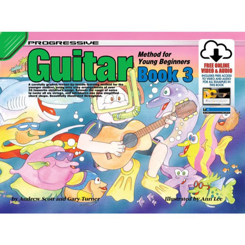 Progressive Guitar Method 3 for Young Beginners Book/Online Video and Audio-Progressive-Infinite Music