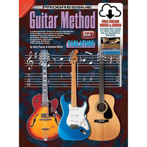 Progressive Guitar Method Book 1 Tablature Book - Online Video and Audio-Progressive-Infinite Music