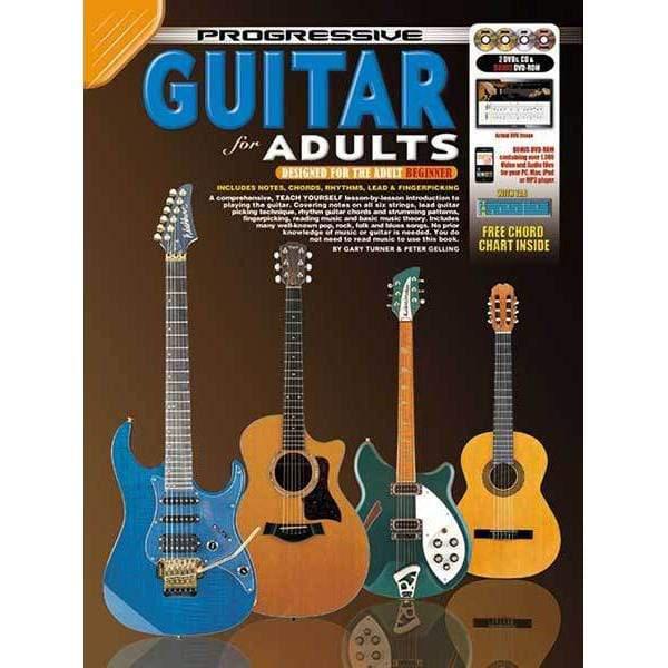 Progressive Guitar for Adults Book/CD/DVD(2)/DVD-Rom-Progressive-Infinite Music