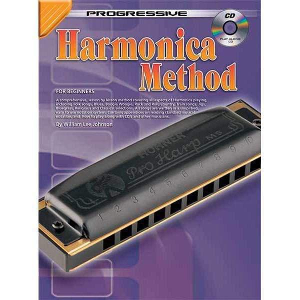 Progressive Harmonica Method Book/CD-Progressive-Infinite Music
