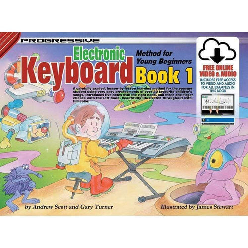 Progressive Keyboard Book 1 for Young Beginners Book-Progressive-Infinite Music
