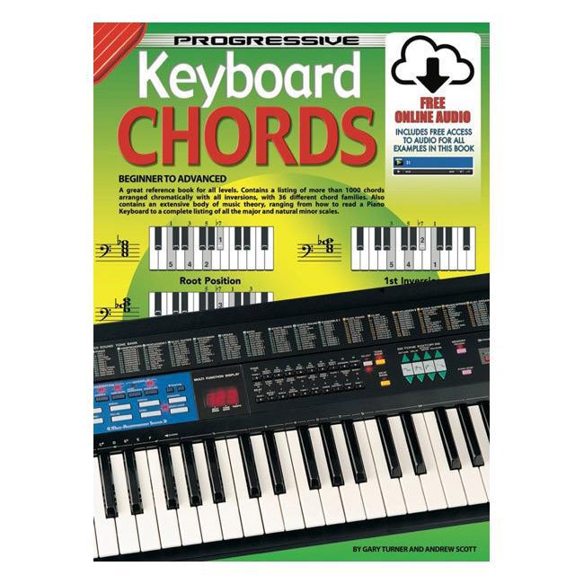 Progressive Keyboard Chords Book/Online Video and Audio-Progressive-Infinite Music