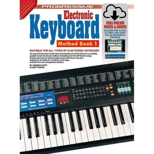Progressive Keyboard Method 1 Book/Online Video and Audio-Progressive-Infinite Music