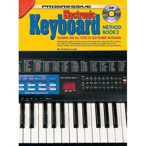 Progressive Keyboard Method 2 Book/CD-Progressive-Infinite Music