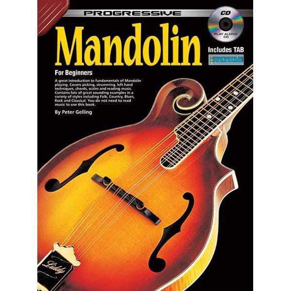 Progressive Mandolin for Beginners Book/CD-Progressive-Infinite Music