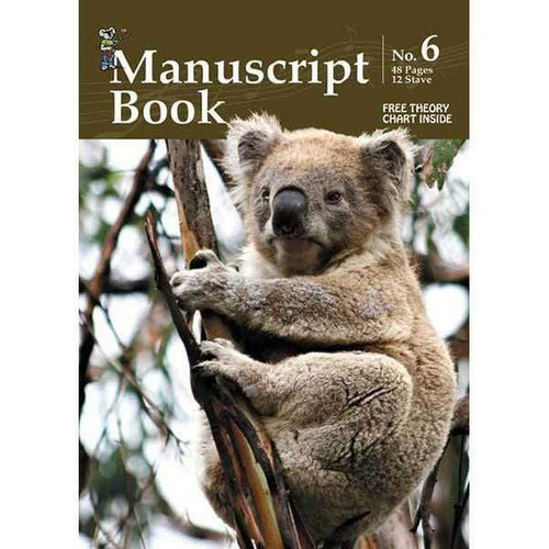 Progressive Manuscript Book 6 Top Spiral Bound - 48-Pages/12 Stave-Progressive-Infinite Music