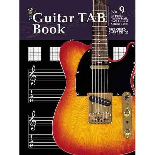 Progressive Manuscript Book 9 Guitar Tab Book-Progressive-Infinite Music