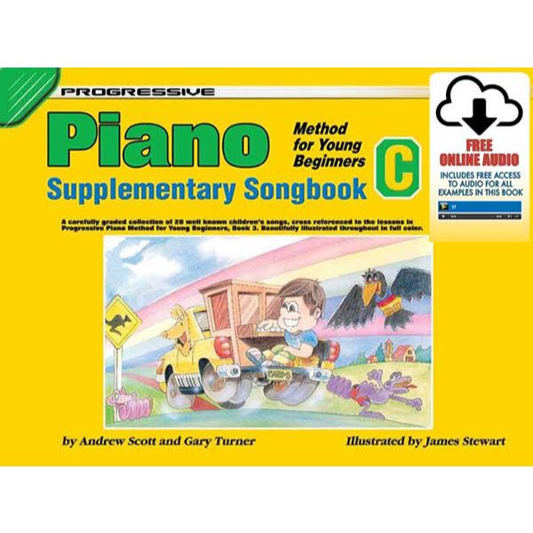 Progressive Piano Method for Young Beginners Supplementary Songbook C Book/Online Audio-Progressive-Infinite Music