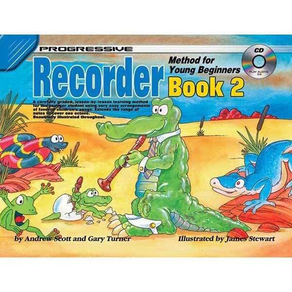 Progressive Recorder Book 2 for Young Beginners Book/CD-Progressive-Infinite Music