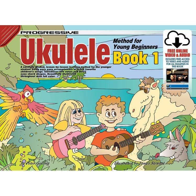 Progressive Ukulele Method for The Young Beginner Book and Online Video/Audio-Progressive-Infinite Music