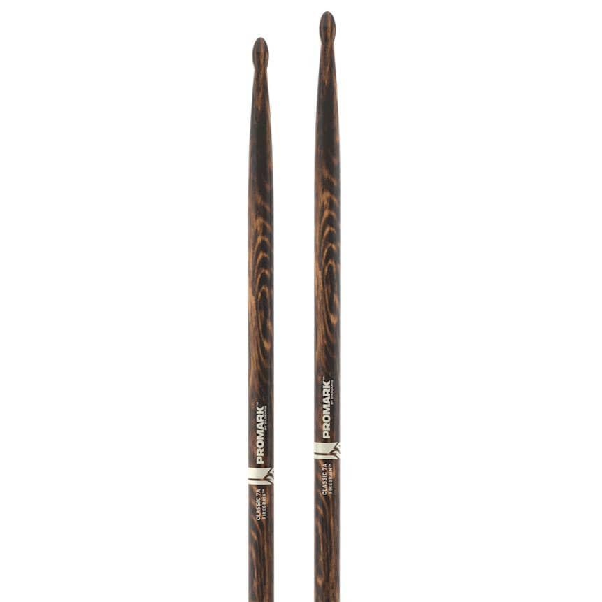 Promark Classic 7A Firegrain Hickory Wood Tip Drum Sticks-Promark-Infinite Music