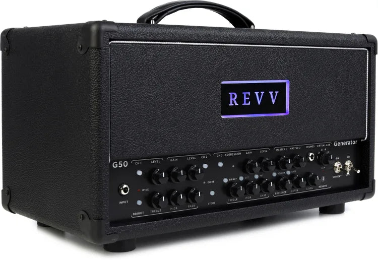 REVV Amplification G50 - 3 Channel 50 Watt Valve Guitar Head-REVV Amplification-Infinite Music