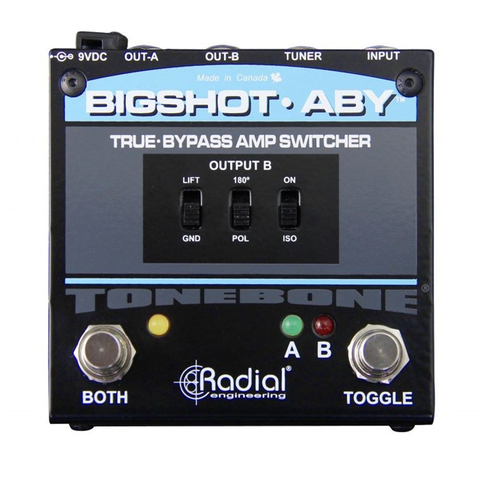 Radial BigShot ABY True Bypass Guitar Amp Switcher / Selector-Radial Engineering-Infinite Music