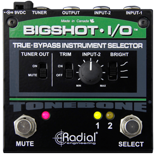 Radial BigShot-I/O Instrument Selector A/B Pedal-Radial Engineering-Infinite Music