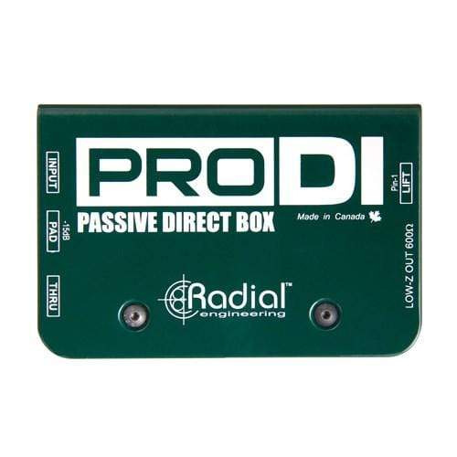 Radial PRODI Passive DI Box with Radial transformer-Radial Engineering-Infinite Music