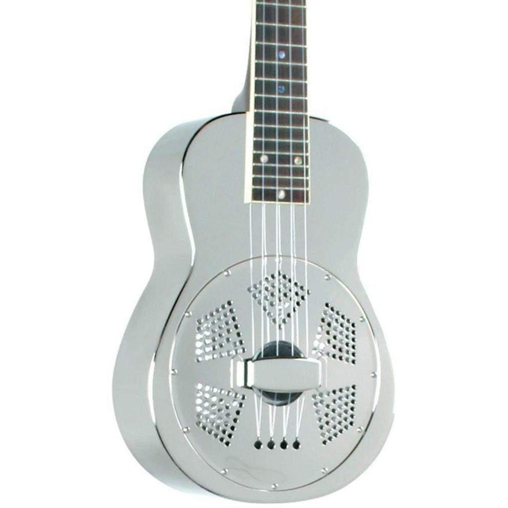 Recording King RU-998 Metal Resonator Ukulele Nickel/Silver-Recording King-Infinite Music