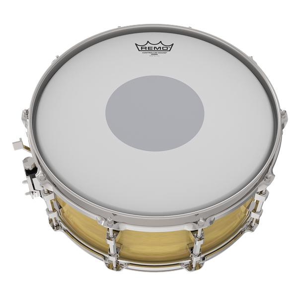 Remo 14" Controlled Sound Coated Black Dot Drum Head - Bottom Black Dot-Remo-Infinite Music