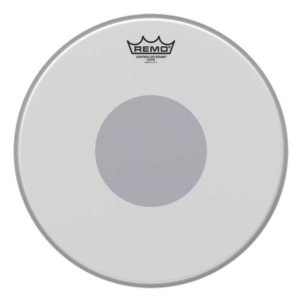 Remo 14" Controlled Sound Coated Black Dot Drum Head - Bottom Black Dot-Remo-Infinite Music