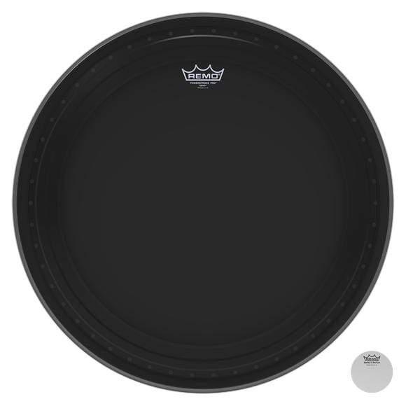 Remo 20" Powerstroke Pro Ebony Drum Head-Remo-Infinite Music