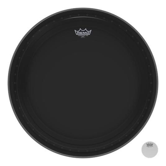 Remo 22" Powerstroke Pro Ebony Bass Drum Head-Remo-Infinite Music