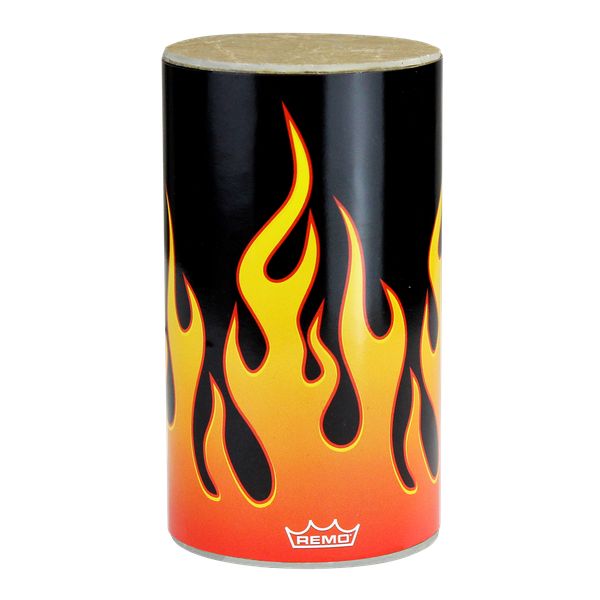 Remo Bossa Shaker - Flame 4"-Remo-Infinite Music