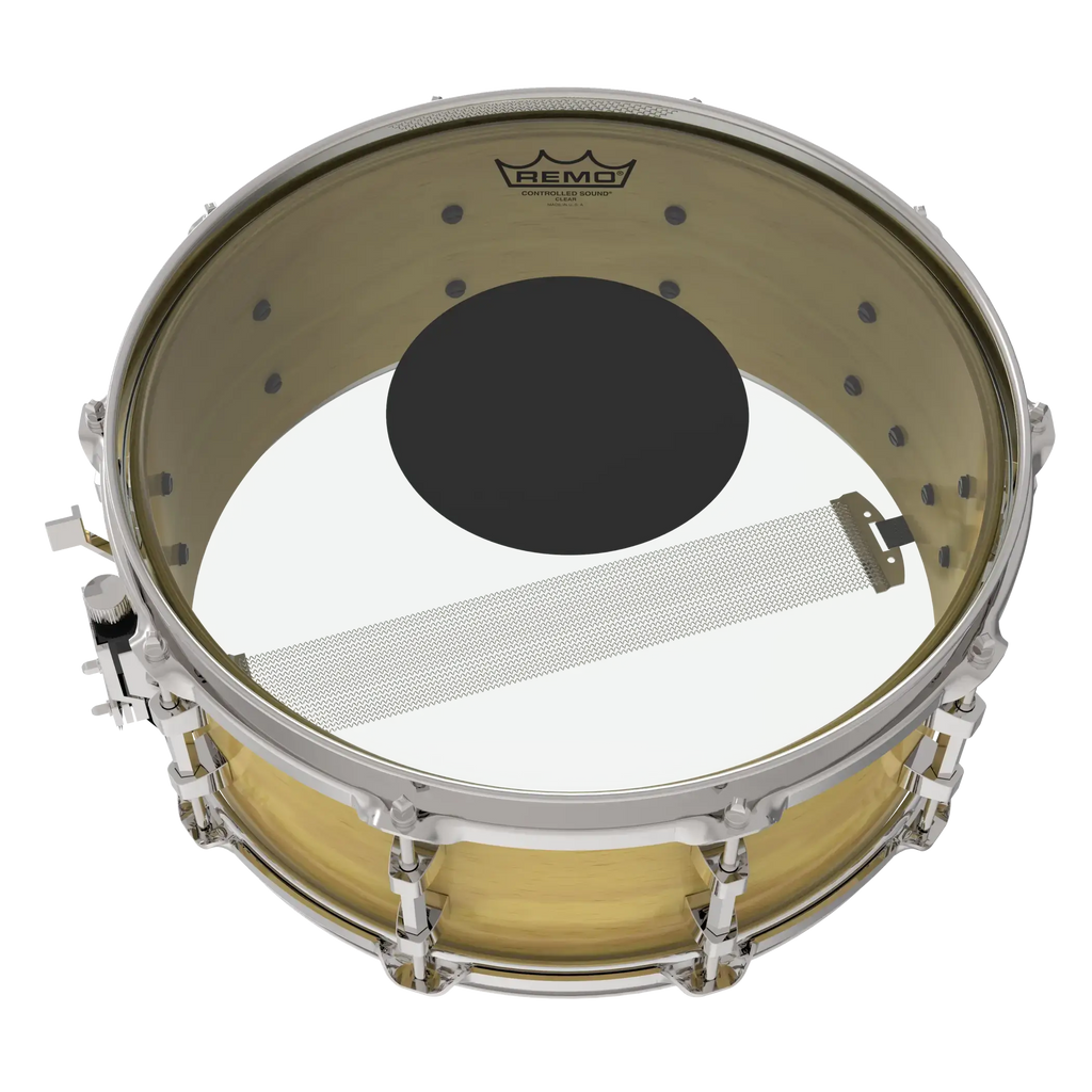 Remo Controlled Sound 14" Clear w/ Black Dot Top Drum Head-Remo-Infinite Music