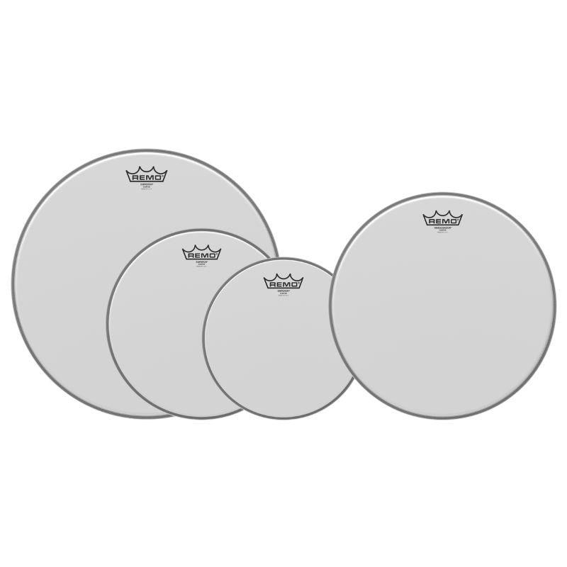 Remo Emperor Coated Fusion Plus Pack with Free 14" Ambassador Coated-Remo-Infinite Music