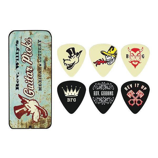 Rev Willy Medium Gauge Guitar Pick Tin-Dunlop-Infinite Music