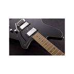 Reverend Descent RA BARITONE Roasted Maple Neck Electric Guitar - Midnight Black-Reverend-Infinite Music