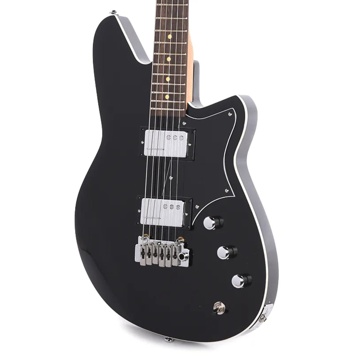Reverend Descent W BARITONE (Trem)Electric Guitar - Midnight Black-Reverend-Infinite Music