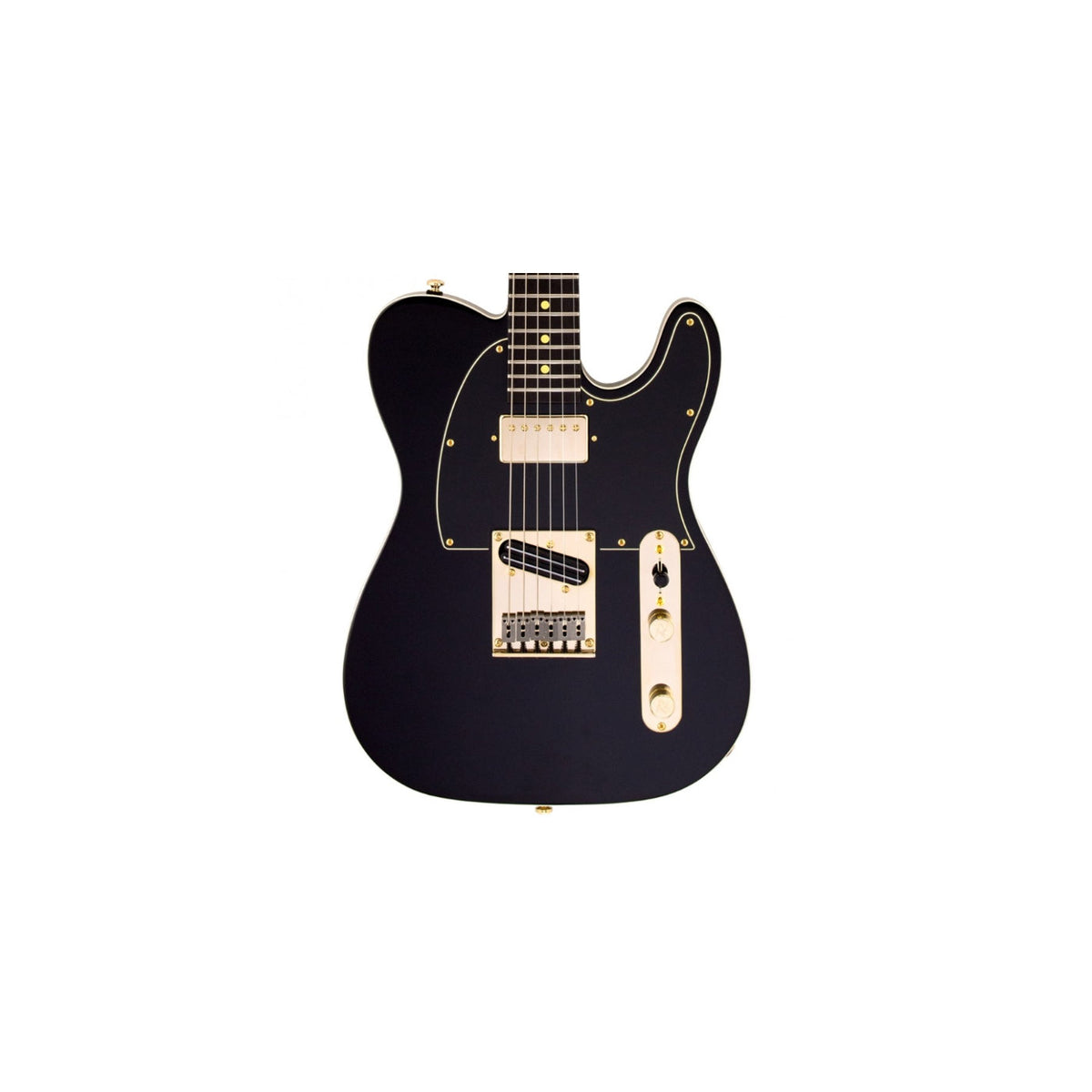 Reverend Limited Edition Pete Anderson Eastsider Custom Black / Gold Hardware-Reverend-Infinite Music